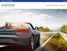 Tablet Screenshot of marathonrentacar.gr